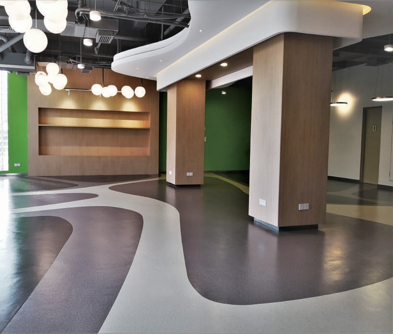 雅卓同质透心PVC地板