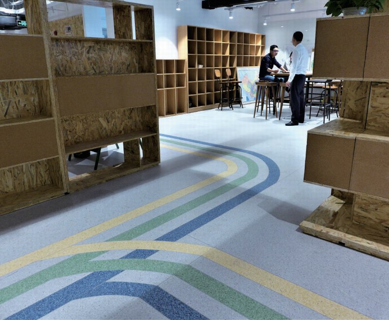 雅卓同质透心PVC地板